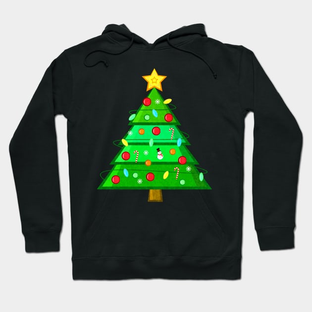 Christmas Tree Hoodie by williamcuccio